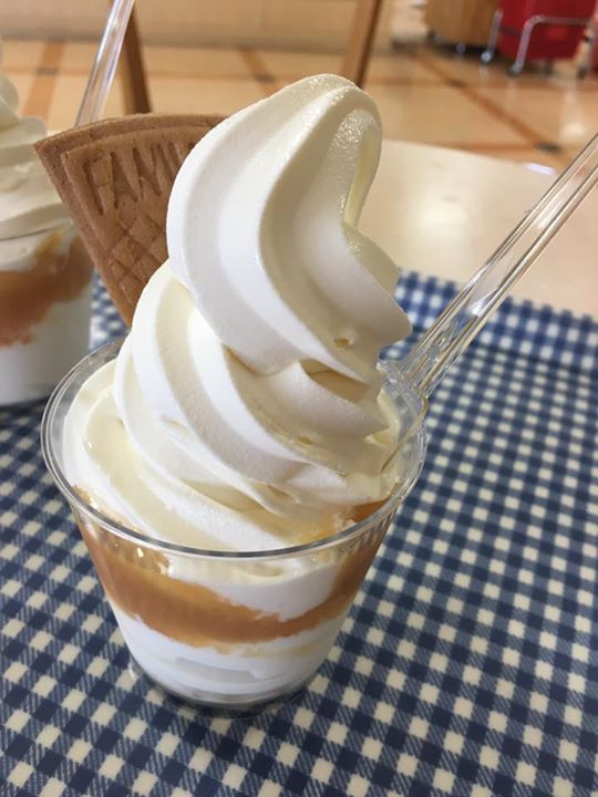 峠の釜めし本舗おぎのや&nbsp;アイス・ジェラート&nbsp;川中島白桃ソフト