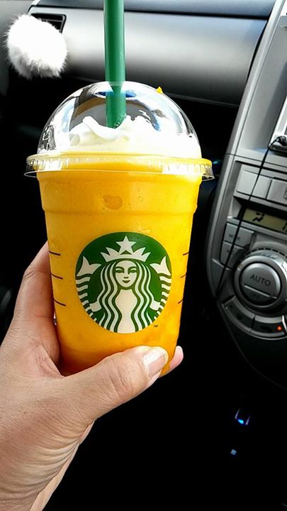 スターバックス コーヒー ジャパン(Starbucks Coffee Japan) ドリンク マンゴーフラペチーノ カスタム 白桃