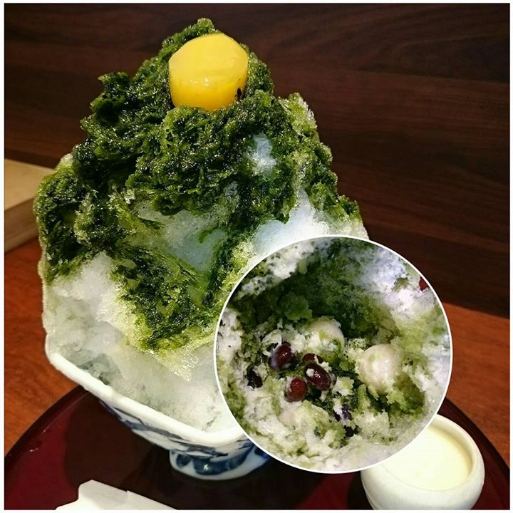 お茶元みはら胡蝶庵(コチョウアン) かき氷・フラッペ 濃厚抹茶の特製手かき氷