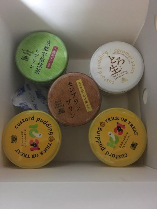 ながの東急百貨店（ナガノトウキュウヒャッカテン）&nbsp;プリン&nbsp;京都宇治抹茶のプリン、モンブランプリン、とろ生カスタードプリン、カスタードプリン