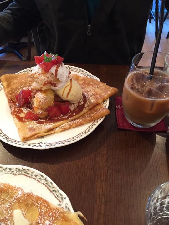 Creperie Les Clochettes（クレープリー・レ・クロシェット）&nbsp;クレープ&nbsp;スイートポテトとリンゴのワイン煮のクレープ