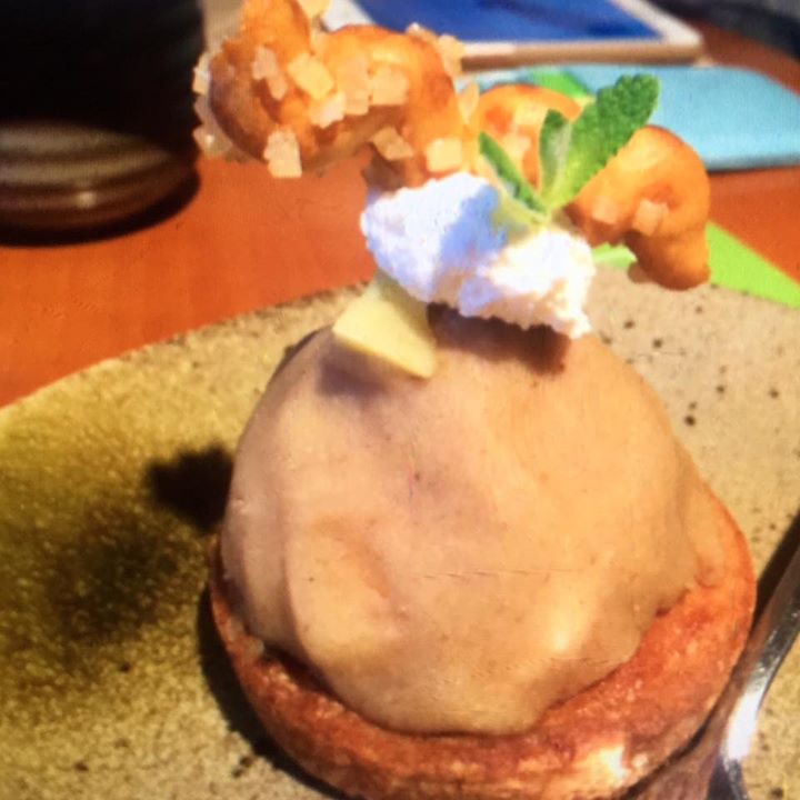 Hatake Cafe 山笑(ヤマワラウ) ケーキ・タルト チャイと紫芋のシフォンケーキ、モンブランのタルト