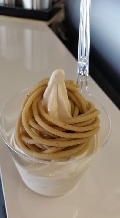 茶蔵（サクラ）&nbsp;アイス・ジェラート,ケーキ・タルト&nbsp;モンブランソフト・新栗のモンブラン・栗のシフォンケーキ