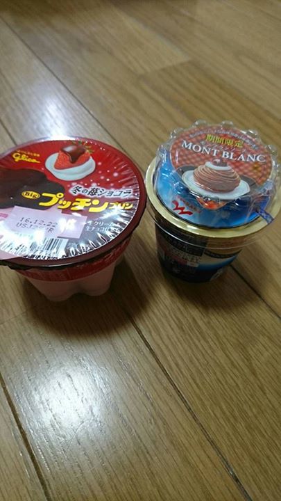ファミリーマート(FamilyMart) ヨーグルト,プリン パルテノ期間限定モンブランソース、Bigプッチンプリン 冬の苺ショコラ