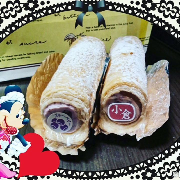 敷島屋（シキシマヤ）&nbsp;パイ&nbsp;パイ ロール（小倉、ブルーベリー）