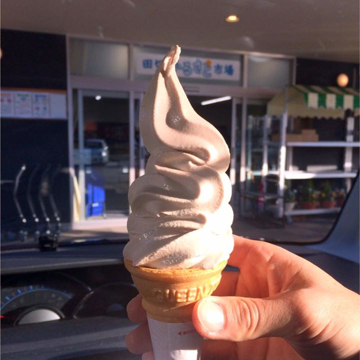田切の里（タギリノサト）&nbsp;アイス・ジェラート&nbsp;栗ソフトクリーム