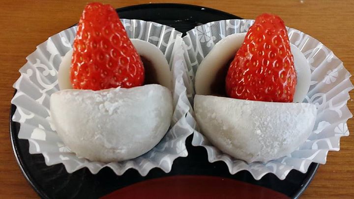 お茶元みはら胡蝶庵（コチョウアン）&nbsp;大福&nbsp;いちご大福、とろける生大福（抹茶、チョコ、いちご、モカ）