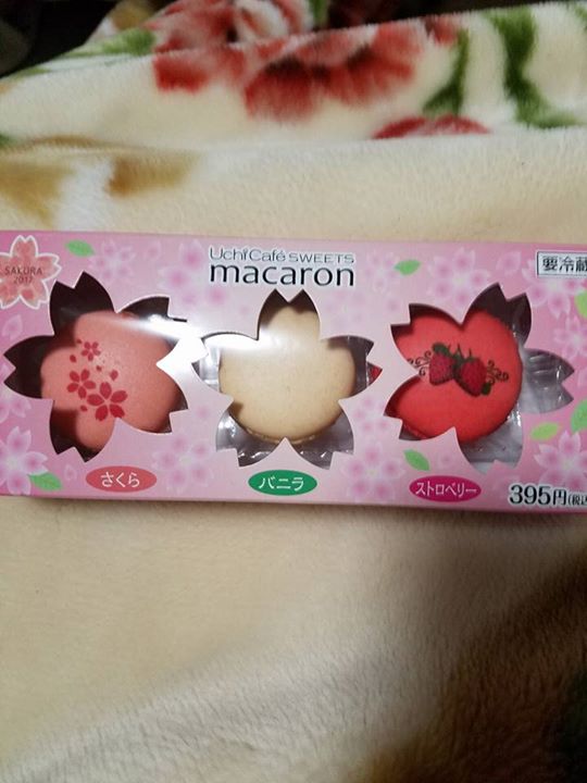 ローソン(LAWSON) マカロン マカロン(さくら・バニラ・ストロベリー)