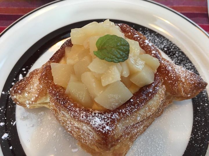 ハナモモ パイ,ケーキ・タルト 川中島白桃のパイ、チョコバナナタルト