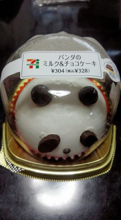 セブンイレブン&nbsp;ケーキ・タルト&nbsp;パンダのミルク＆チョコケーキ