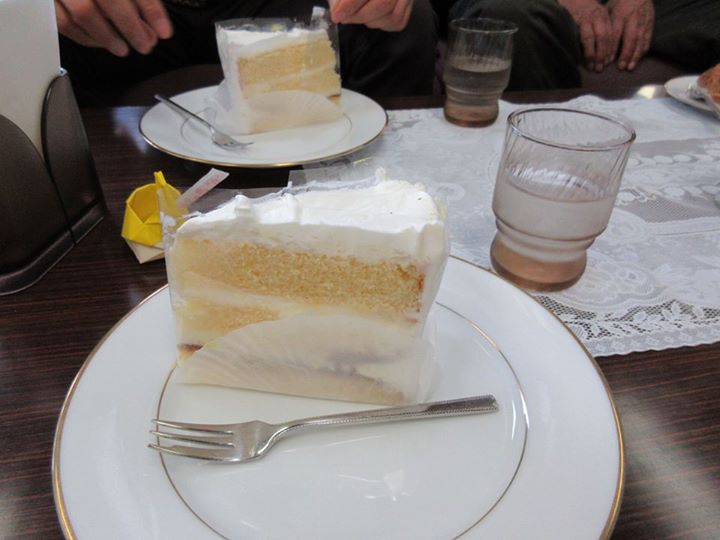 ぽかぽかランド美麻 ケーキ・タルト 大きなチーズケーキのケーキセット