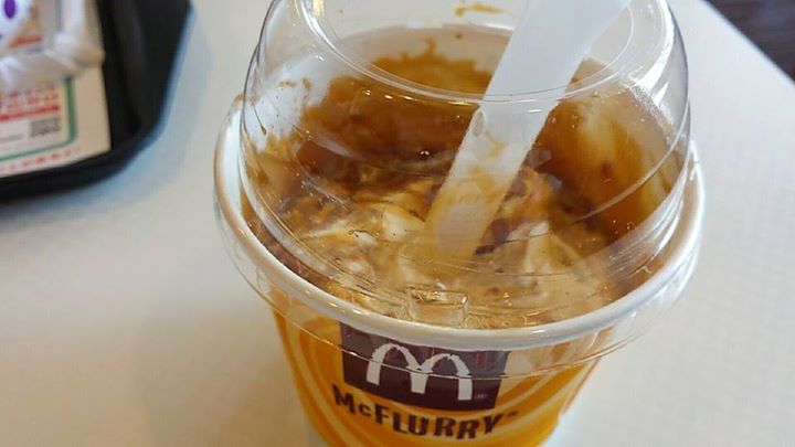 マクドナルド（McDonald's）&nbsp;その他スイーツ&nbsp;マックフルーリー(森永ミルクキャラメル)