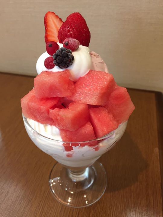 パティスリーヒラノ(cafe HIRANO) パフェ・サンデー スイカのパフェ