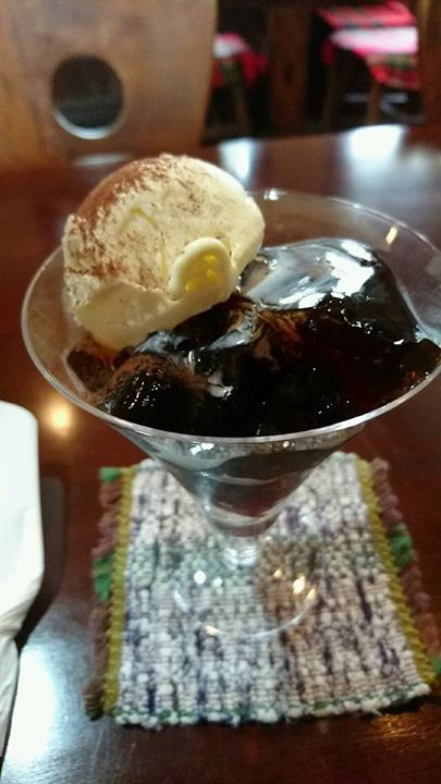 お茶処 やじろべえ ゼリー・蒟蒻・寒天,ドリンク コーヒーゼリー、自家製ジンジャエール