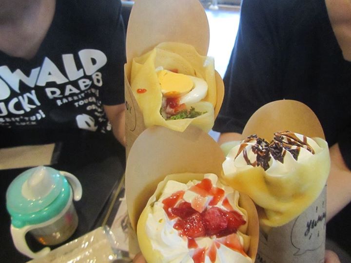 Vege Sweets Cafe CHILL OUT&SOFT CREAM畑(チルアウト アンド ソフトクリーム ハタケ) クレープ,アイス・ジェラート エッグチーズ、ベリーベリークリームチーズ、Wチョコのクレープ、ロイヤルショコラ、期間限定コーヒーゼリーソフト