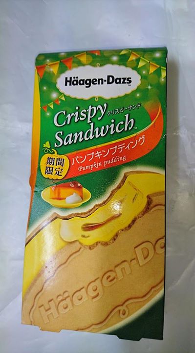 ザ・ビッグ アイス・ジェラート ハーゲンダッツ クリスピーサンド パンプキンプディング