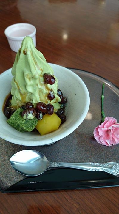 お茶元みはら胡蝶庵(コチョウアン) アイス・ジェラート 抹茶のソフトクリーム