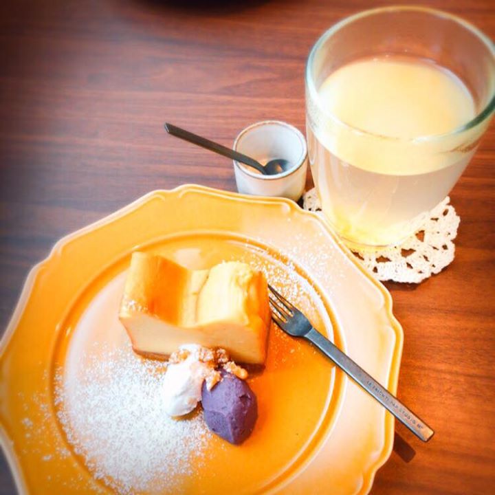 SACHIYA cafe(サチヤカフェ) ドリンク,ケーキ・タルト 季節限定さつまいものチーズケーキ、ガトーショコラ