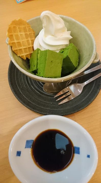 夢庵(ユメアン) ゼリー・蒟蒻・寒天,アイス・ジェラート 黒糖ゼリーと抹茶ムース他
