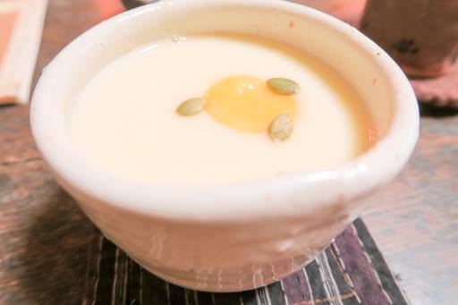 Cafe風和(フウワ) おしるこ 期間限定スイーツ 白いおしるこ
