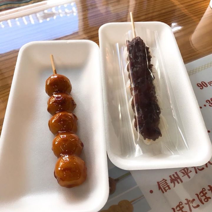 ごんた（松葉屋）&nbsp;お団子&nbsp;みたらし、小倉あんの団子
