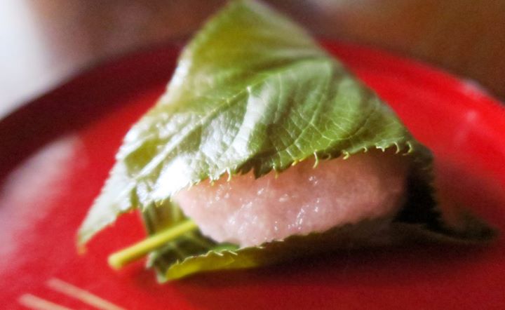 お茶元みはら胡蝶庵(コチョウアン) 桜もち 道明寺
