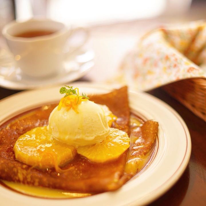 Creperie Les Clochettes（クレープリー・レ・クロシェット）&nbsp;クレープ&nbsp;オレンジのクレープ