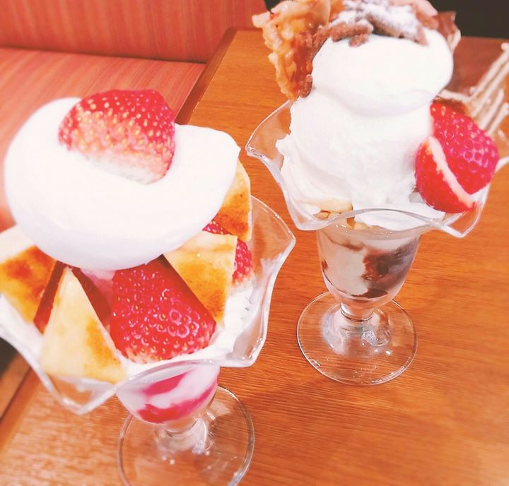 パティスリーヒラノ(cafe HIRANO) パフェ・サンデー カタラーナのパフェ
