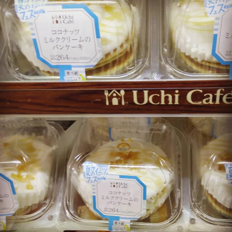 ローソン(LAWSON) アイス・ジェラート,パンケーキ ウチカフェ フルーツバー 佐藤錦、ココナッツミルククリームのパンケーキ