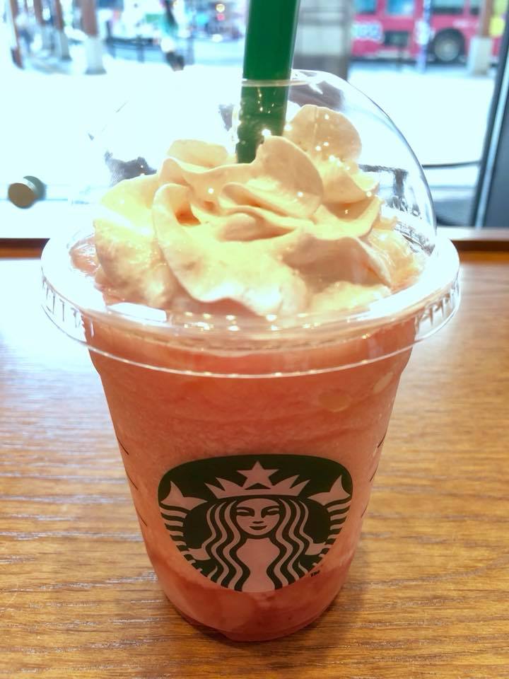 スターバックス コーヒー ジャパン(Starbucks Coffee Japan) フラペチーノ ピーチ ピンク フルーツ フラペチーノ