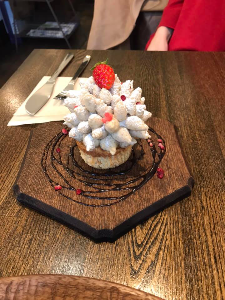 心花舎(ここはなしゃ) ケーキ・タルト,ドリンク モンブランケーキ、和紅茶、クリームブリュレ