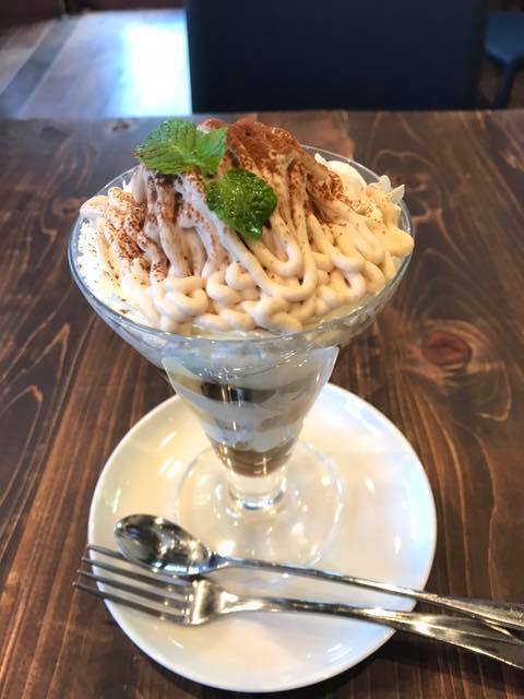 ダイニング フタリヤ（Dining FUTARIYA）&nbsp;パフェ・サンデー&nbsp;ほうじ茶パンナコッタモンブランパフェ
