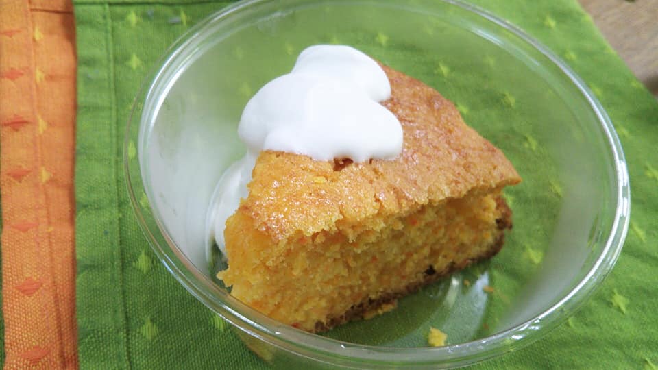 畑の給食　ホリホック&nbsp;ケーキ・タルト&nbsp;キャロットシフォンケーキ
