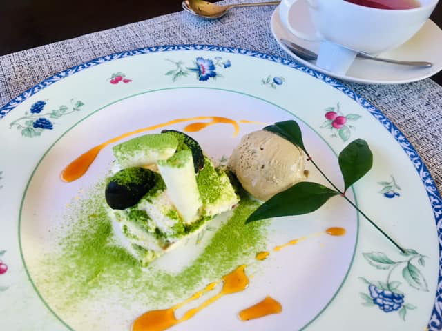 リストランティーノ マグリット ケーキ・タルト 花豆と抹茶のティラミス