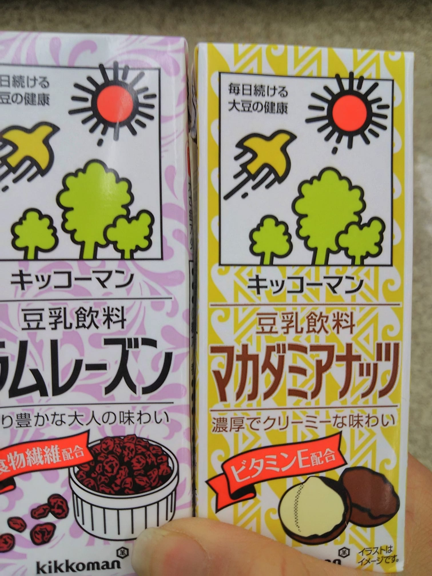 ツルヤ(スーパーマーケット TSURUYA) ドリンク 豆乳飲料(ラムレーズン、マカダミアナッツ)