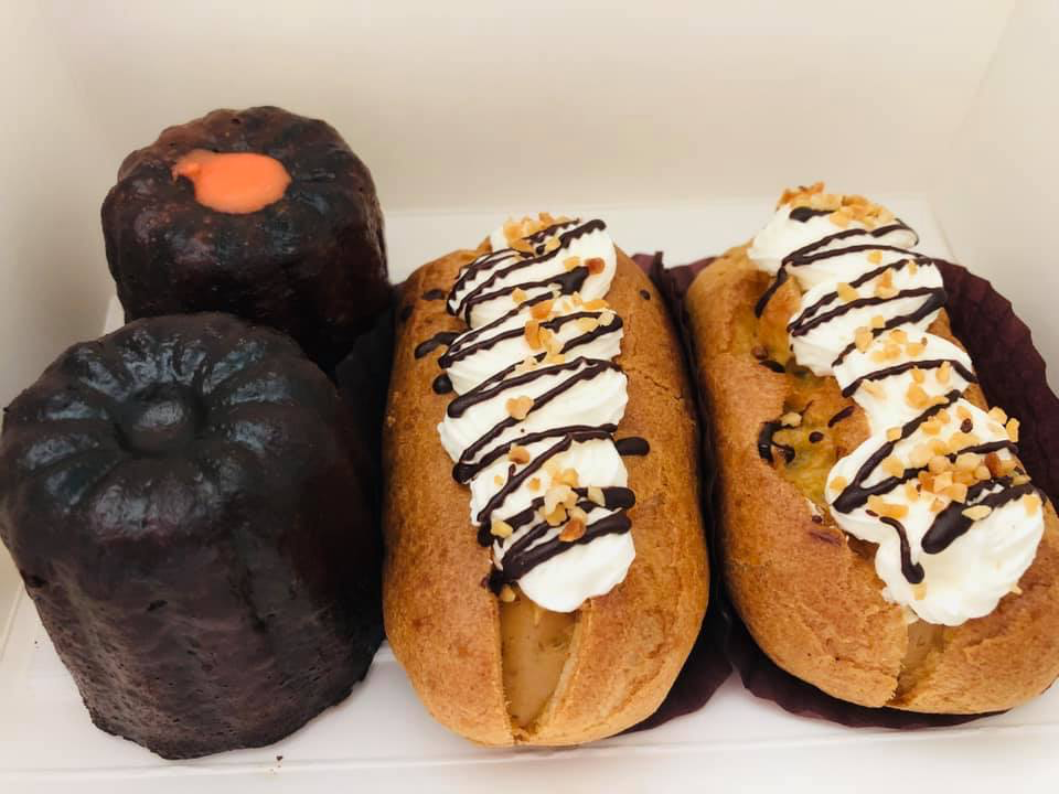 テロワール オペラ 焼菓子,エクレア カヌレ(チョコレート、オレンジ)、エクレア