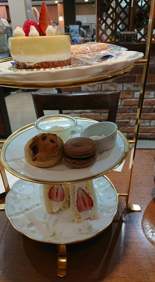パティスリーヒラノ(cafe HIRANO) ケーキ・タルト,マカロン,サンド フルーツサンドのTea time Set