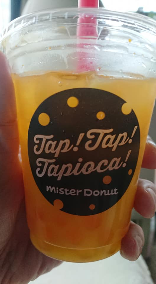 ミスタードーナツ タピオカ,ドリンク タピオカドリンク(マンゴーオレンジ、ストロベリーソーダ)
