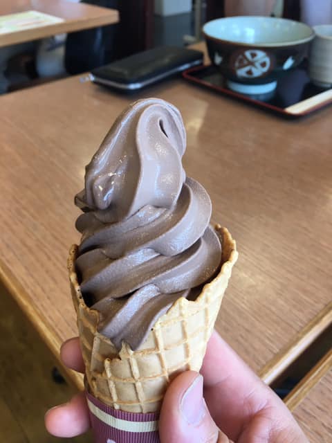松代PA（パーキングエリア）&nbsp;&nbsp;ロイヤルショコラソフトクリーム