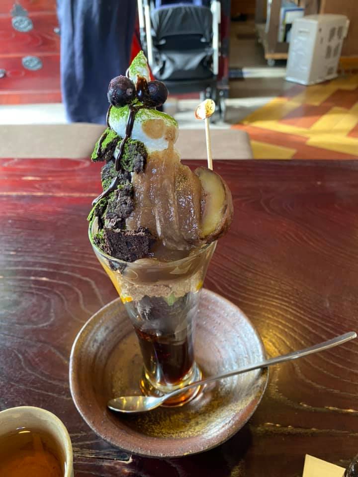 おやきの店ほり川 パフェ・サンデー 冬パフェ