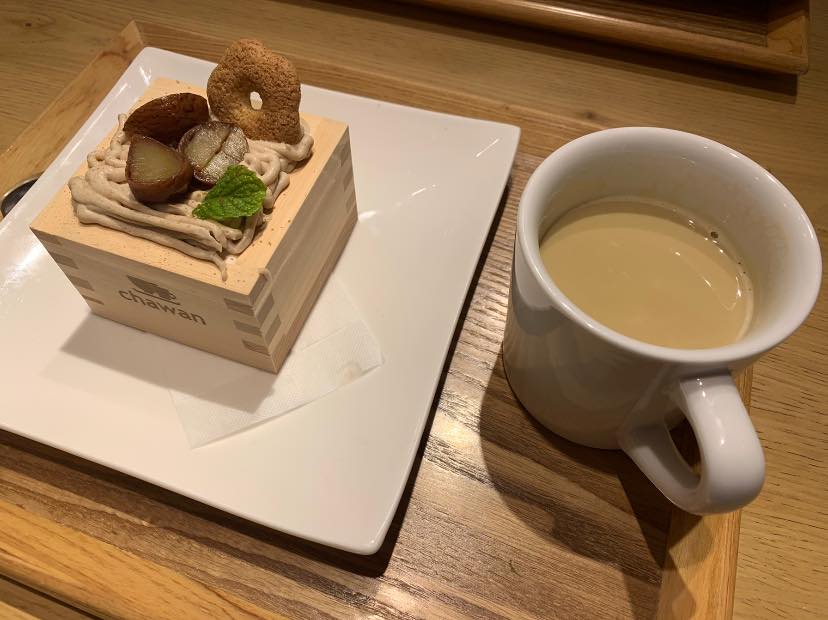和ごはんとカフェ chawan（チャワン）&nbsp;モンブラン&nbsp;加賀棒ほうじ茶のモンブラン