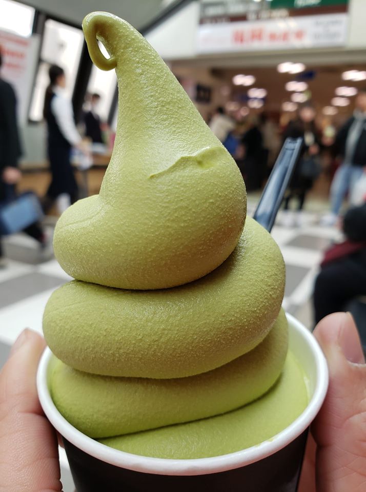 ながの東急百貨店(ナガノトウキュウヒャッカテン) ソフトクリーム 【期間限定】八女抹茶ソフト