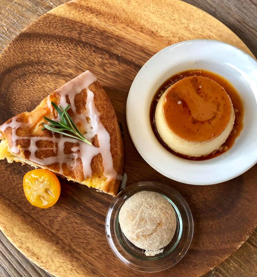 カフェ日々（ヒビ）&nbsp;ケーキ・タルト,プリン&nbsp;金柑とチョコのケーキ&
大好きプリン