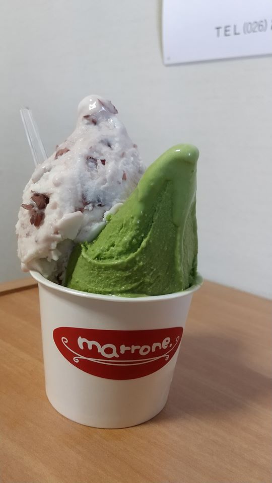 マローネ アイス・ジェラート アズキ&抹茶
