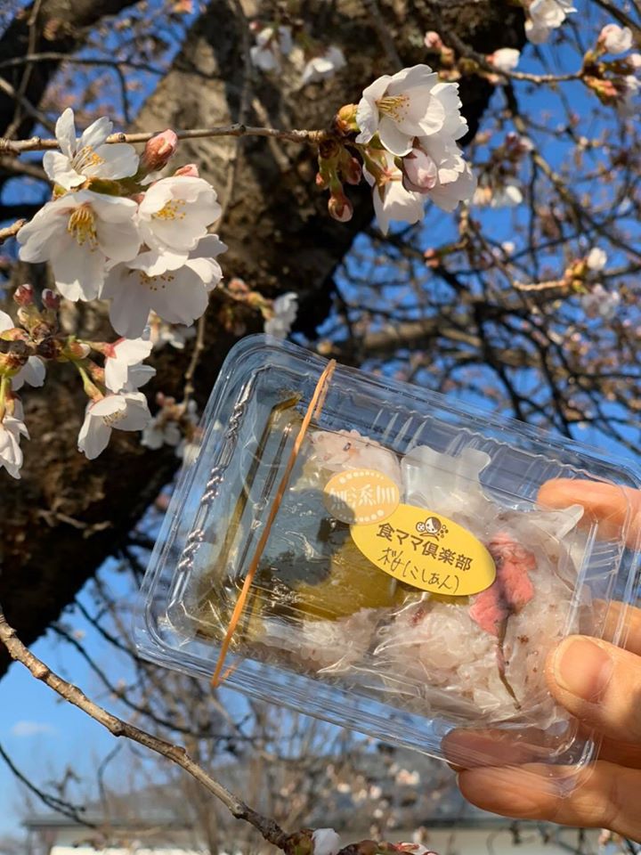 道の駅 ほっとぱ~く浅科 おはぎ 桜のおはぎ