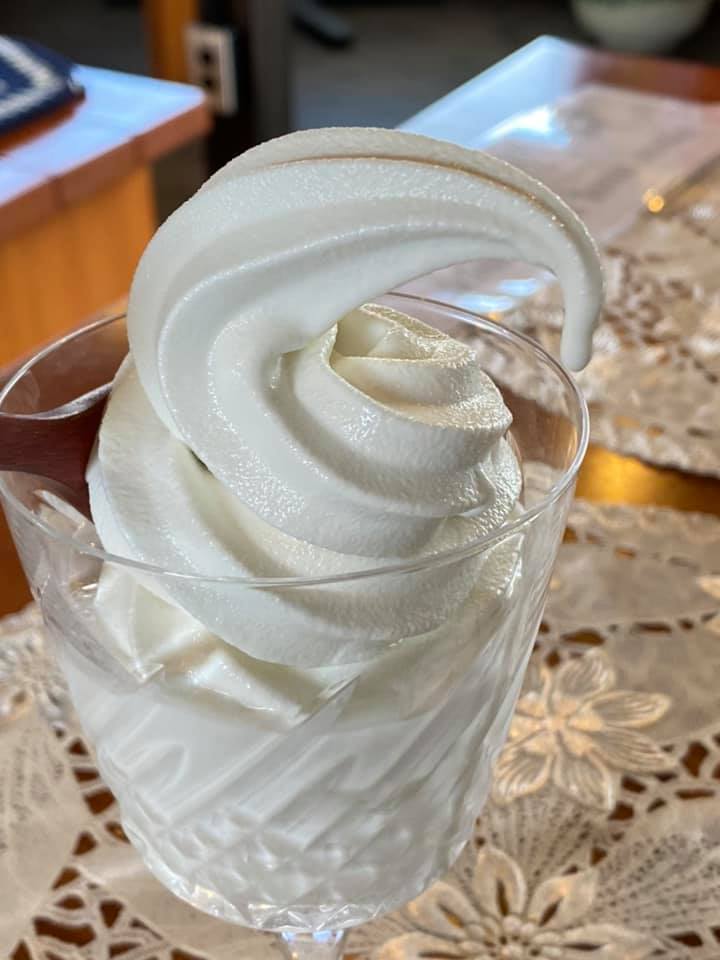 かごcafé コノハナサクヤ&nbsp;ソフトクリーム&nbsp;牛乳のソフトクリーム