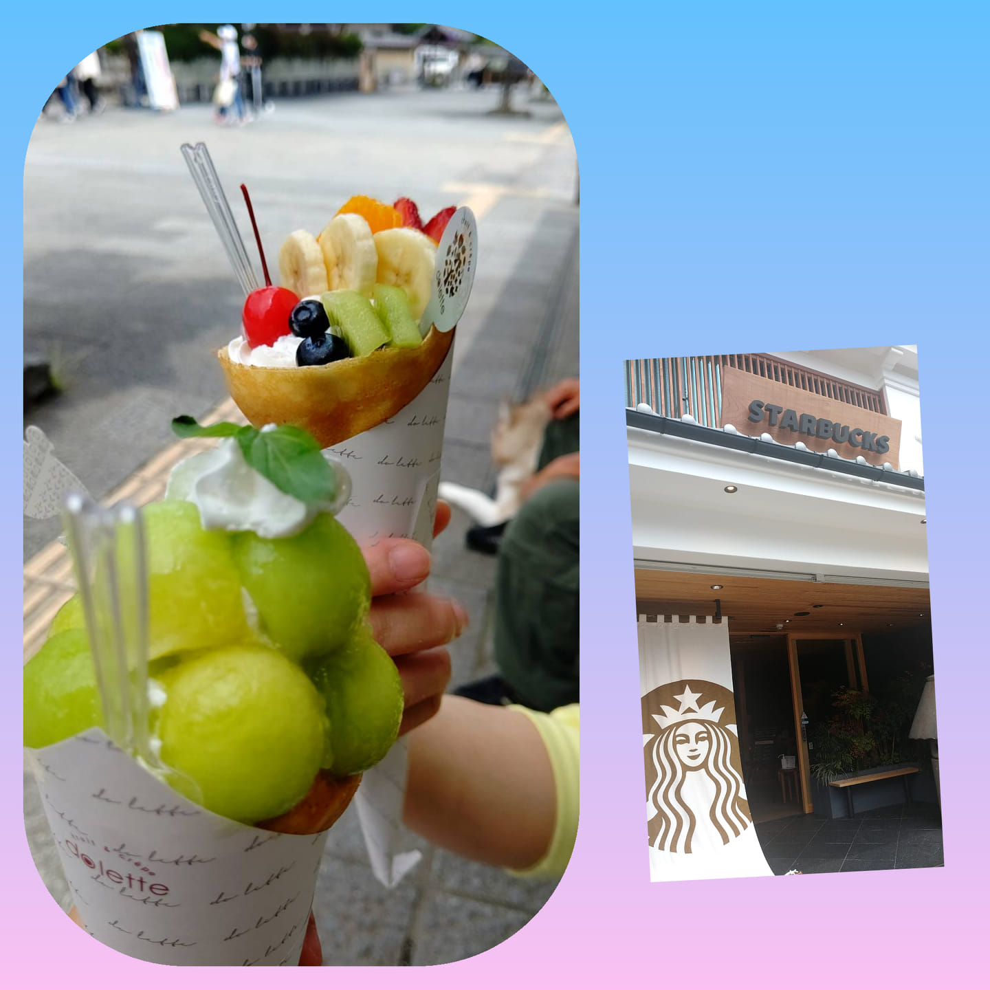 fruit & crepe do lette(フルーツ&クレープ ドレッタ) クレープ ミックスフルーツ&メロンボール