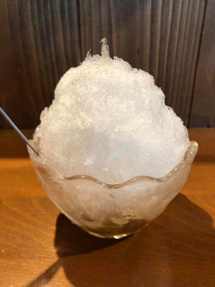 食事処 長門屋 かき氷・フラッペ 梅甘露かき氷