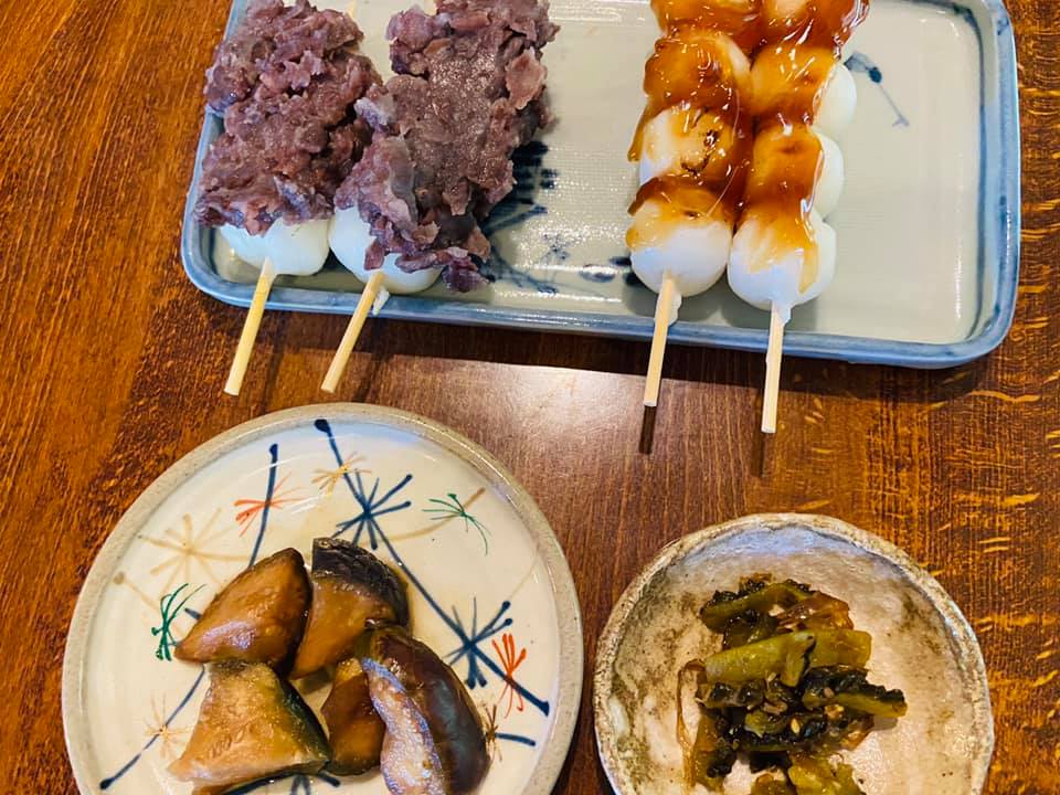 茶処 浅葉野庵(アサバノアン) お団子 餡子とみたらし