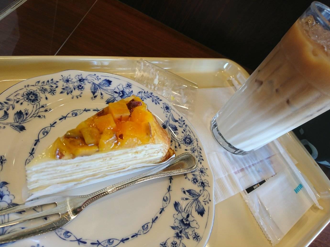 ドトールコーヒー&nbsp;ケーキ・タルト&nbsp;安納芋のミルクレープ